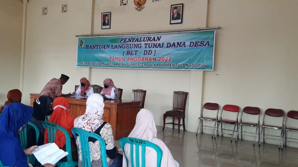 Penyaluran BLT DD 2022 Bulan Oktober Desa Bendilwungu